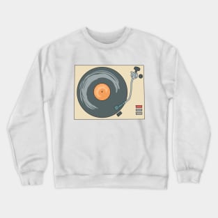 Vintage Vinyl Recorder - Cool Design Crewneck Sweatshirt